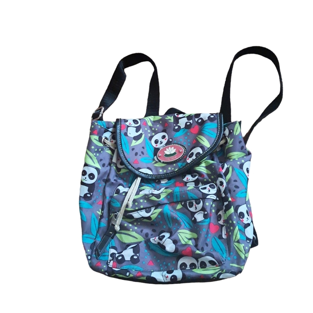 Lily Bloom Small Backpack Style Drawstring Purse … - image 1